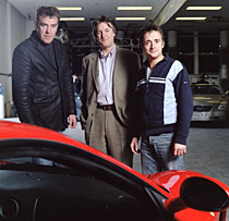 Top Gear's popular hosts Jeremy Clarkson, James May and Richard Hammond. Top Gear's popular hosts Jeremy Clarkson, James May and Richard Hammond.