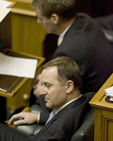 Key in Parliament, July 2008. Photo / Mark Mitchell Key in Parliament, July 2008. Photo / Mark Mitchell