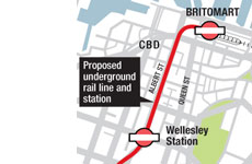 Herald graphic detailing the proposed underground development. Herald graphic detailing the proposed underground development.
