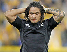 All Blacks captain Rodney So'oialo following the loss to Australia. Photo / AP All Blacks captain Rodney So'oialo following the loss to Australia. Photo / AP