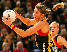 Irene Van Dyk leads the way for the Magic. Photo / Getty Images Irene Van Dyk leads the way for the Magic. Photo / Getty Images