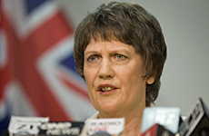 Helen Clark announces the November 8 election date. Photo / Mark Mitchell Helen Clark announces the November 8 election date. Photo / Mark Mitchell