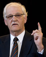 Peter Brown lays down the law as NZ First sees it. Photo / Richard Robinson Peter Brown lays down the law as NZ First sees it. Photo / Richard Robinson