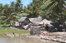 A hamlet in Tarawa, the capital of Kiribati. Photo / Dev Nadkarni A hamlet in Tarawa, the capital of Kiribati. Photo / Dev Nadkarni