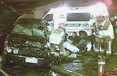 A scene of chaos greeted emergency services when they arrived at the crash that killed Yan Liu on her wedding day. One side of the BMW car was torn off in the accident. Photo / Colin Sue A scene of chaos greeted emergency services when they arrived at the crash that killed Yan Liu on her wedding day. One side of the BMW car was torn off in the accident. Photo / Colin Sue