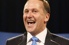 John Key during last night's victory speech. Photo / Brett Phibbs John Key during last night's victory speech. Photo / Brett Phibbs