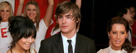 Stars Zac Efron, Vanessa Hudgens and Ashley Tisdale on the red carpet at the Sydney premiere of 'High School Musical 3'. Photo / Getty Images Stars Zac Efron, Vanessa Hudgens and Ashley Tisdale on the red carpet at the Sydney premiere of 'High School Musical 3'. Photo / Getty Images