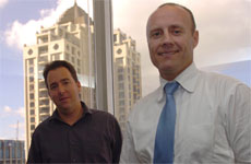Paul Glass (L) and Simon Botherway. Paul Glass (L) and Simon Botherway.