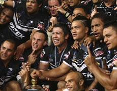 The world champion Kiwis are scheduled to face Australia at Twickenham's Stoop Stadium. Photo / Getty Images The world champion Kiwis are scheduled to face Australia at Twickenham's Stoop Stadium. Photo / Getty Images