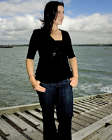 Julie Clearwater, member of the Naval Reserve and a scientific technician/pharmaceutical researcher at Otago University. Photo / Dean Purcell Julie Clearwater, member of the Naval Reserve and a scientific technician/pharmaceutical researcher at Otago University. Photo / Dean Purcell