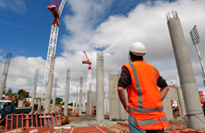 Construction at Eden Park is underway to push the capacity up to 60,000 for the World Cup. Photo / Brett Phibbs Construction at Eden Park is underway to push the capacity up to 60,000 for the World Cup. Photo / Brett Phibbs