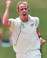 Iain O'Brien brings charm to the New Zealand team. Photo / Getty Images Iain O'Brien brings charm to the New Zealand team. Photo / Getty Images