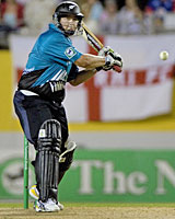 Jesse Ryder scored 22 runs of 22 balls in his first knock for NZ. Photo / Kenny Rodger Jesse Ryder scored 22 runs of 22 balls in his first knock for NZ. Photo / Kenny Rodger