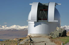 Scientists at Canterbury's Mt John Observatory contributed to the research. Scientists at Canterbury's Mt John Observatory contributed to the research.