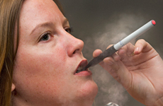 The new E-Cigarette does extinguish Brooke Donovan's need for nicotine. Photo / Paul Estcourt The new E-Cigarette does extinguish Brooke Donovan's need for nicotine. Photo / Paul Estcourt
