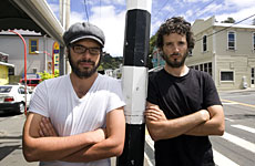 Jemaine Clement (left) and Bret McKenzie. Photo / Mark Mitchell Jemaine Clement (left) and Bret McKenzie. Photo / Mark Mitchell
