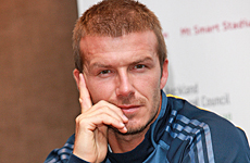 David Beckham. Photo / Herald on Sunday David Beckham. Photo / Herald on Sunday