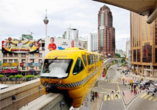 The central district of Kuala Lumpur is full of huge, interconnecting shopping centres. Photo / AP The central district of Kuala Lumpur is full of huge, interconnecting shopping centres. Photo / AP