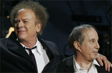 Paul Simon and Art Garfunkel will start their reunion tour in Auckland in early June. Photo / AP Paul Simon and Art Garfunkel will start their reunion tour in Auckland in early June. Photo / AP