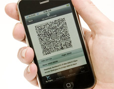 Pictured above: An mPass is displayed on an iPhone. Photo / Babiche Martens Pictured above: An mPass is displayed on an iPhone. Photo / Babiche Martens