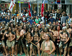 Maori took to the streets in protest when Labour passed its foreshore and seabed legislation. Photo / Kenny Rodger Maori took to the streets in protest when Labour passed its foreshore and seabed legislation. Photo / Kenny Rodger