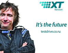 Top Gear presenter Richard Hammond features in the Telecom ad. Photo / Supplied Top Gear presenter Richard Hammond features in the Telecom ad. Photo / Supplied