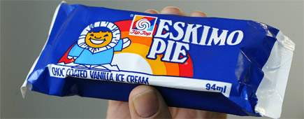 Eskimo Pies and Eskimos lollies have both been deemed offensive by an Inuit visitor to new Zealand. Photo / Glenn Jeffrey Eskimo Pies and Eskimos lollies have both been deemed offensive by an Inuit visitor to new Zealand. Photo / Glenn Jeffrey