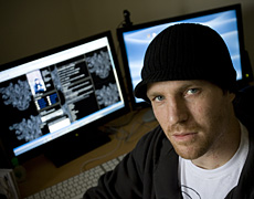 MySpace networker Ike Hamon. Photo / Richard Robinson MySpace networker Ike Hamon. Photo / Richard Robinson