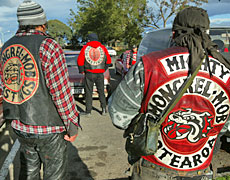The law banning gang patches in Wanganui is a New Zealand first. Photo / Brett Phibbs The law banning gang patches in Wanganui is a New Zealand first. Photo / Brett Phibbs