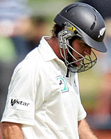 Jamie How has struggled with his form. Photo / Getty Images Jamie How has struggled with his form. Photo / Getty Images