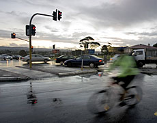 The Blockhouse Bay Rd-Great North Rd intersection. Photo / Richard Robinson The Blockhouse Bay Rd-Great North Rd intersection. Photo / Richard Robinson