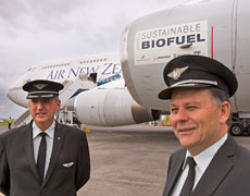 David Morgan (left), who flew the test flight with Keith Pattie, says the findings are significant for the aviation industry. Photo / Paul Estcourt David Morgan (left), who flew the test flight with Keith Pattie, says the findings are significant for the aviation industry. Photo / Paul Estcourt