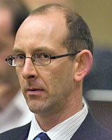 David Bain listens at the conclusion of his retrial at Christchurch High Court. Photo / Getty Images David Bain listens at the conclusion of his retrial at Christchurch High Court. Photo / Getty Images