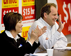 Mt Albert candidates Melissa Lee and David Shearer. Photo / Dean Purcell Mt Albert candidates Melissa Lee and David Shearer. Photo / Dean Purcell