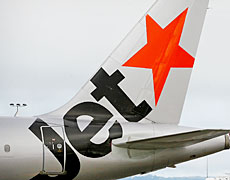 Newcomer Jetstar has been forced to build a bigger buffer into its domestic timetables. Photo / Greg Bowker Newcomer Jetstar has been forced to build a bigger buffer into its domestic timetables. Photo / Greg Bowker