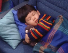 If only the wee things would sleep the whole way... If only the wee things would sleep the whole way...