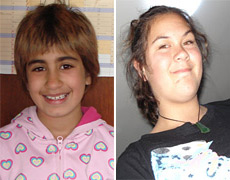 Eight-year-old Tahani Grewal (L) and Korutaiheke Robin Tai, 12, were last sighted about 7pm on Sunday. Photos / Supplied Eight-year-old Tahani Grewal (L) and Korutaiheke Robin Tai, 12, were last sighted about 7pm on Sunday. Photos / Supplied