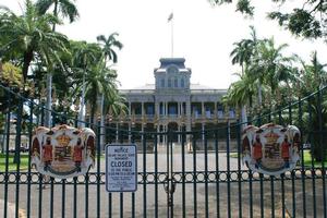 Iolani Palace in Honolulu, Hawaii, is now a monument to the overthrown monarchy. Photo / Jim Eagles