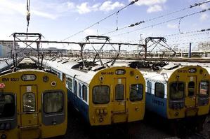 Electric carriages at Wellington Railway Station. Photo / Mark Mitchell