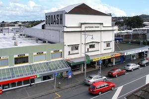 The 1920s-built Southern Cross Cinema building offers 980sq m of floor space over three levels. Photo / Supplied