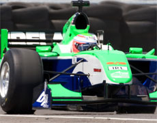 Ireland's Adam Carroll has broken the lap record at Taupo. Photo / A1GP Ireland's Adam Carroll has broken the lap record at Taupo. Photo / A1GP