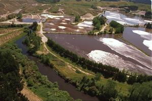 Green activists have dubbed the Tarawera River "the Black Drain".