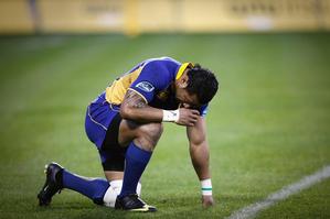 Fetu'u Vainikolo sums up Otago's difficult season. Photo / Getty Images