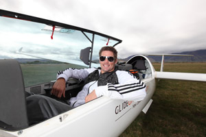 Gliding All Black Richie McCaw. Photo / Supplied