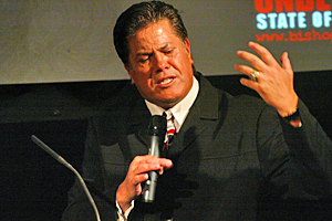 The Destiny Church's covenant demands total support for their 'spiritual father' Brian Tamaki - even when he makes a mistake. Photo / Hawkes Bay Today