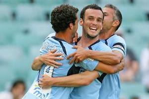 Sydney FC had the match sewn up by halftime. Photo / Getty Images