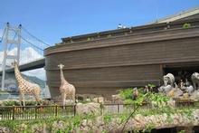 Noah's Ark in Hong Kong, built exactly according to the measurements given to Noah in the Bible, is complete with realistic-looking animals, a museum and gift shop. Photo / Graham Reid Noah's Ark in Hong Kong, built exactly according to the measurements given to Noah in the Bible, is complete with realistic-looking animals, a museum and gift shop. Photo / Graham Reid