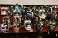 Carnival masks are a common sight in Venice. Photo / Jim Eagles Carnival masks are a common sight in Venice. Photo / Jim Eagles