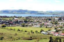 The panoramic views of Rotorua and the lake from the gondola are spectacular. Photo / Daily Post The panoramic views of Rotorua and the lake from the gondola are spectacular. Photo / Daily Post
