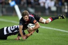 James Paterson of Canterbury gets tackled by Israel Dagg of Hawke's Bay during the Air New Zealand Cup match in Napier. Photo / Getty Images James Paterson of Canterbury gets tackled by Israel Dagg of Hawke's Bay during the Air New Zealand Cup match in Napier. Photo / Getty Images